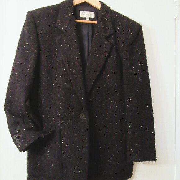 Classy Vintage Liz Claiborne Blazer Jacket 96% Wool Blend - Picture 9 of 9